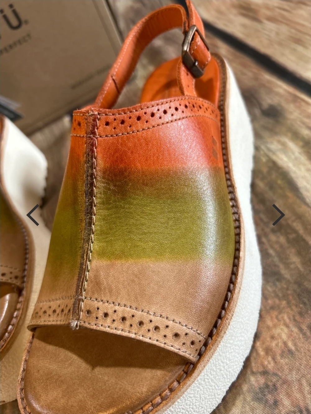 Bed STU LIbrary Melon TD Sandals. Sz 10 - Picture 4 of 7